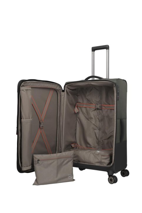 Travelite CROSSLITE 5.0 4w Trolley L erw. oliv